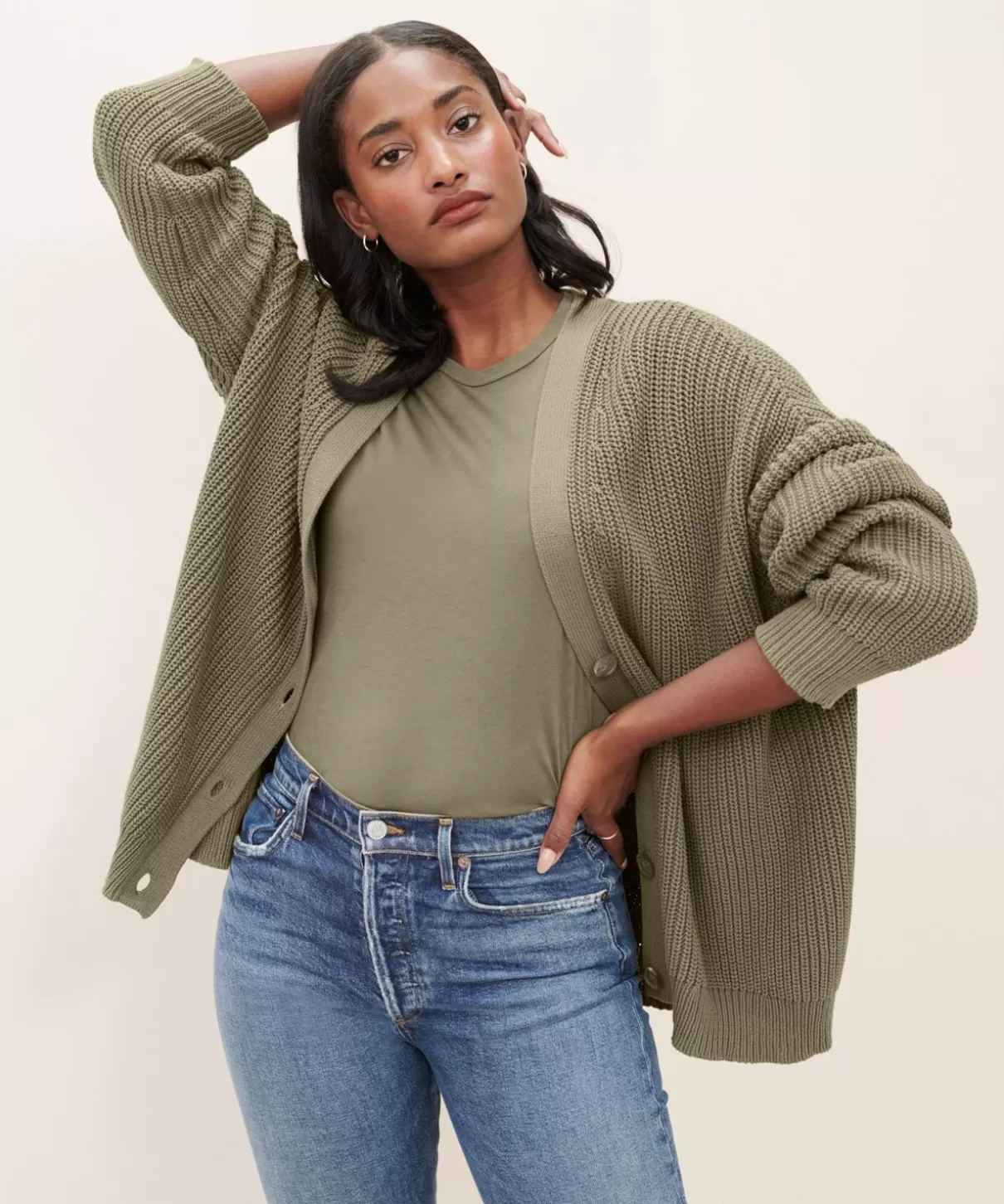 Women Jenni Kayne Cotton Cocoon Cardigan