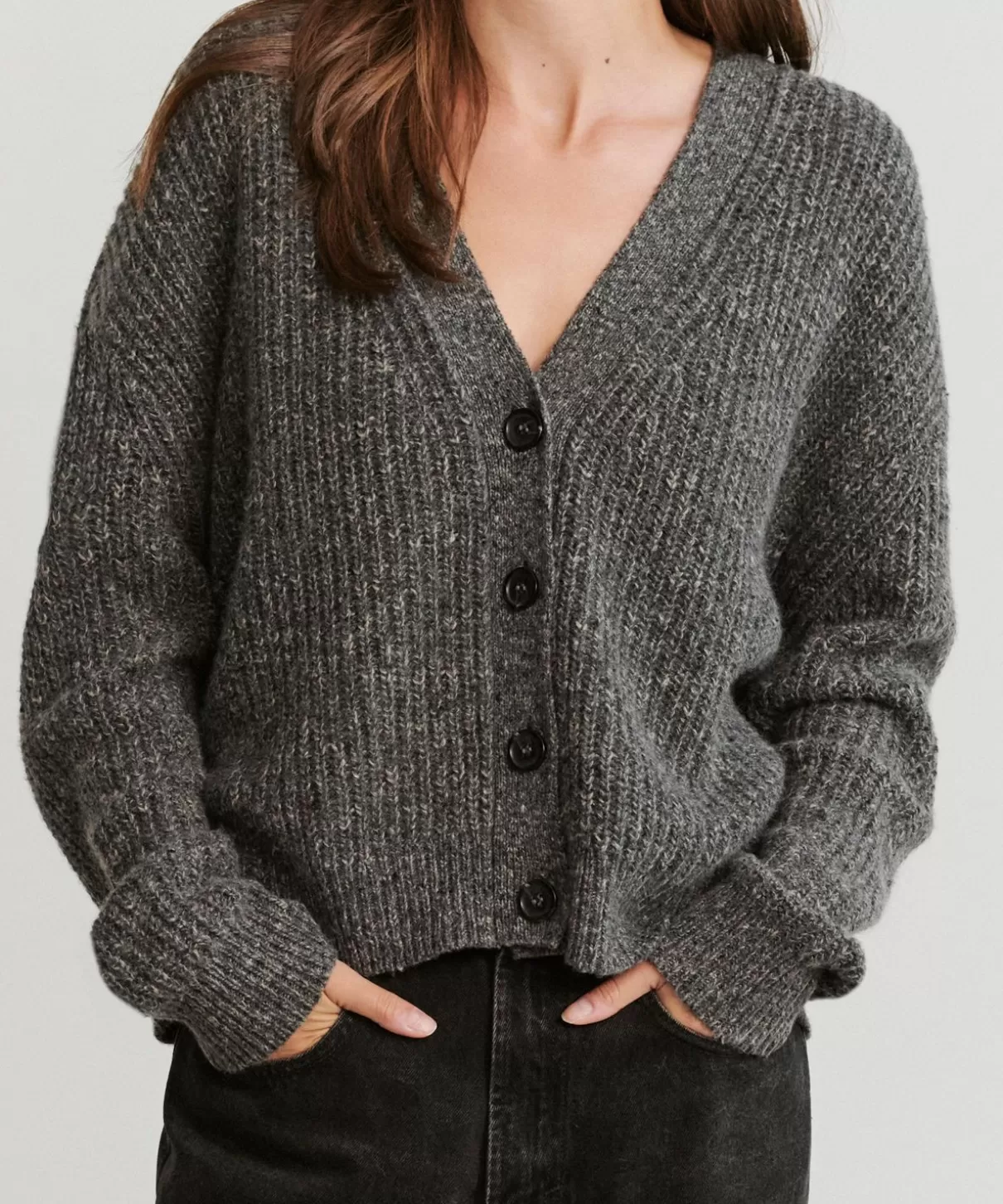 Women Jenni Kayne Cropped Cashmere Cocoon Cardigan