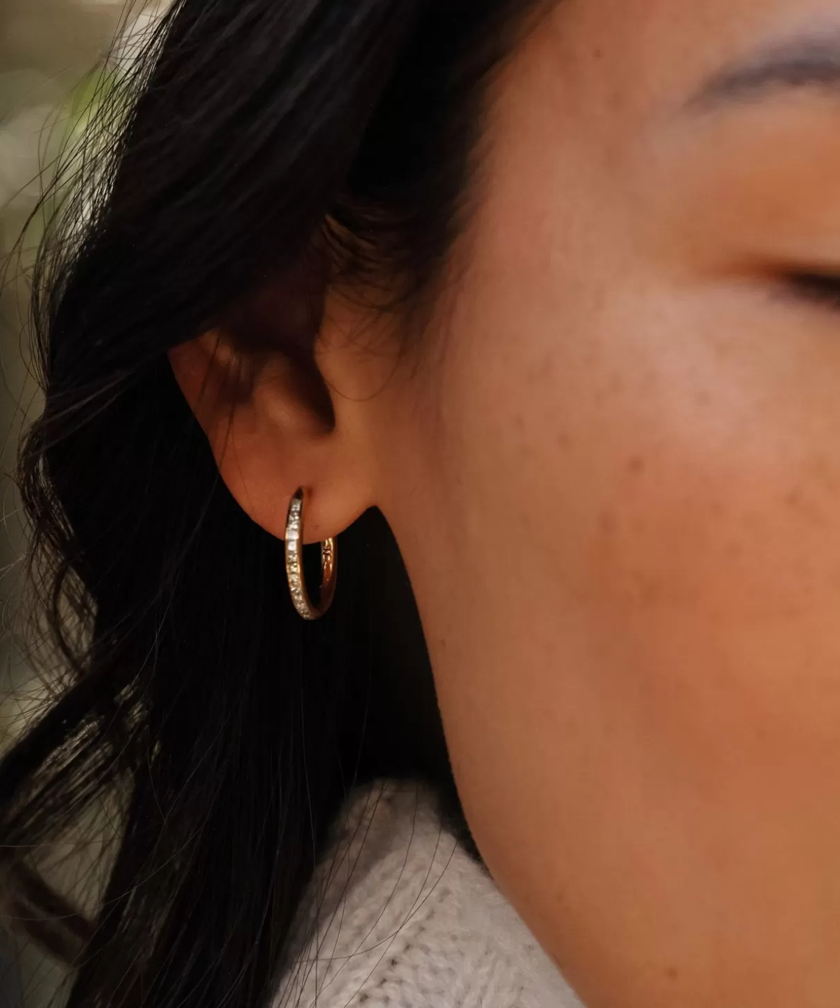 Women Jenni Kayne Iris Diamond Hoops