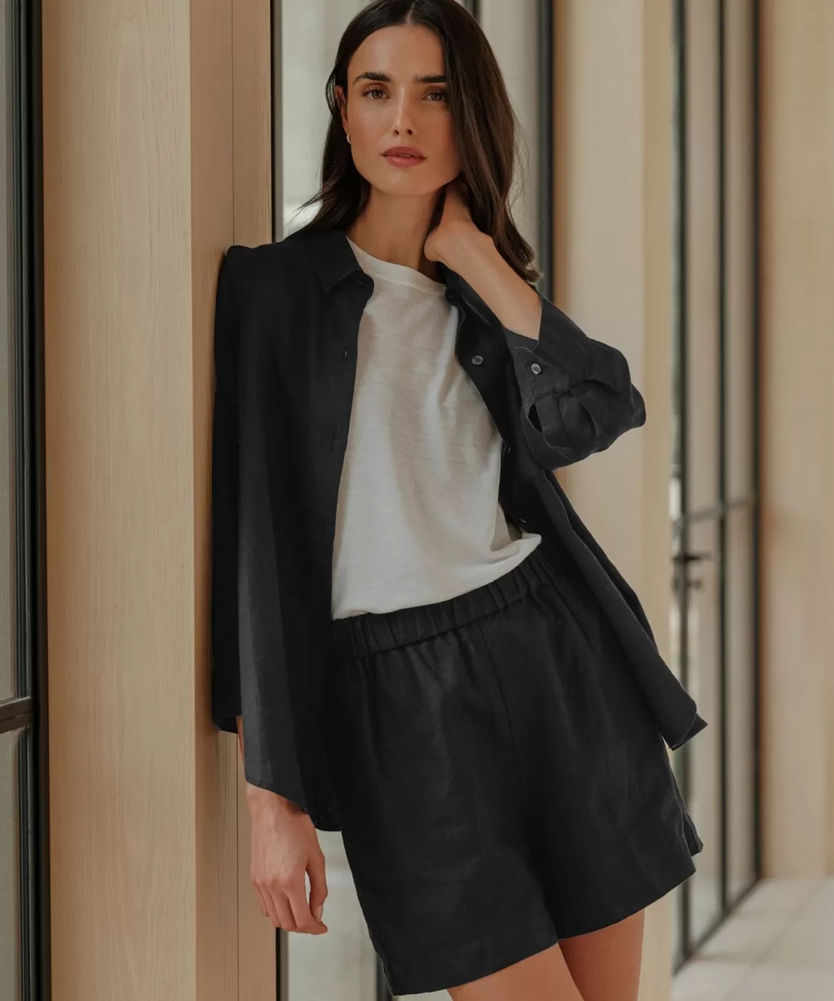 Women Jenni Kayne Linen Logan Shirt