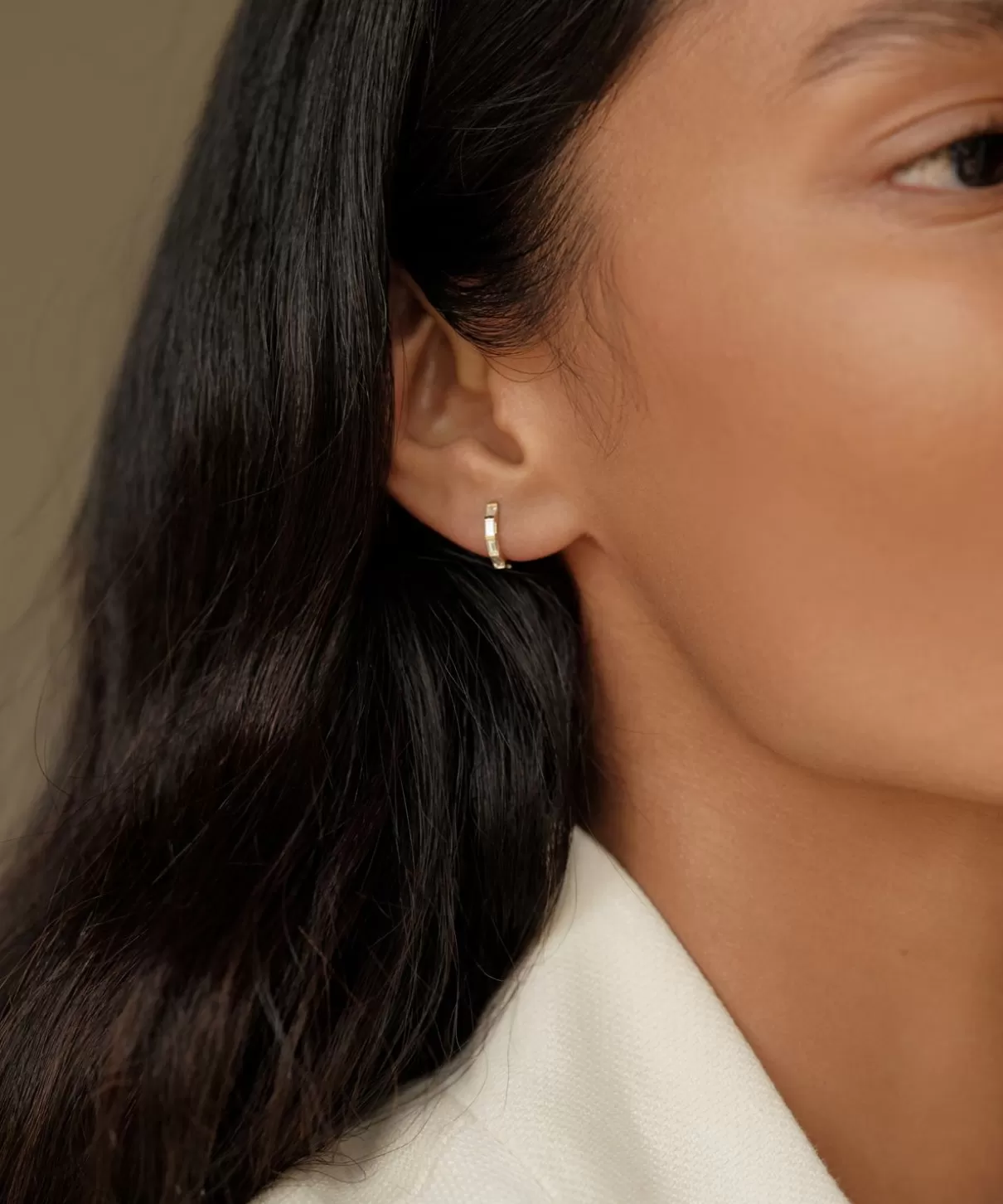 Women Jenni Kayne Merit Baguette Hoops