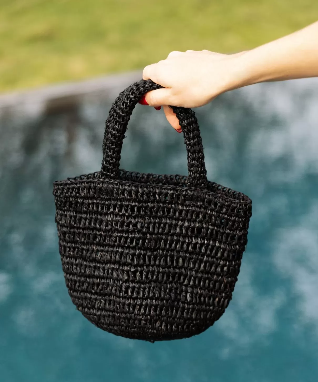 Women Jenni Kayne Mini Raffia Tote