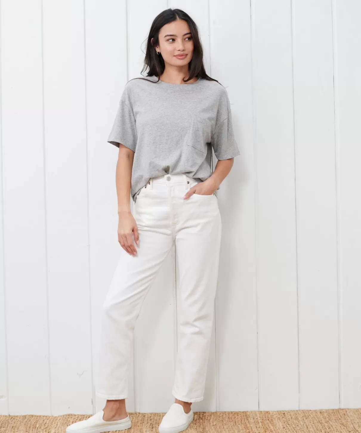 Women Jenni Kayne Vintage Pocket Tee