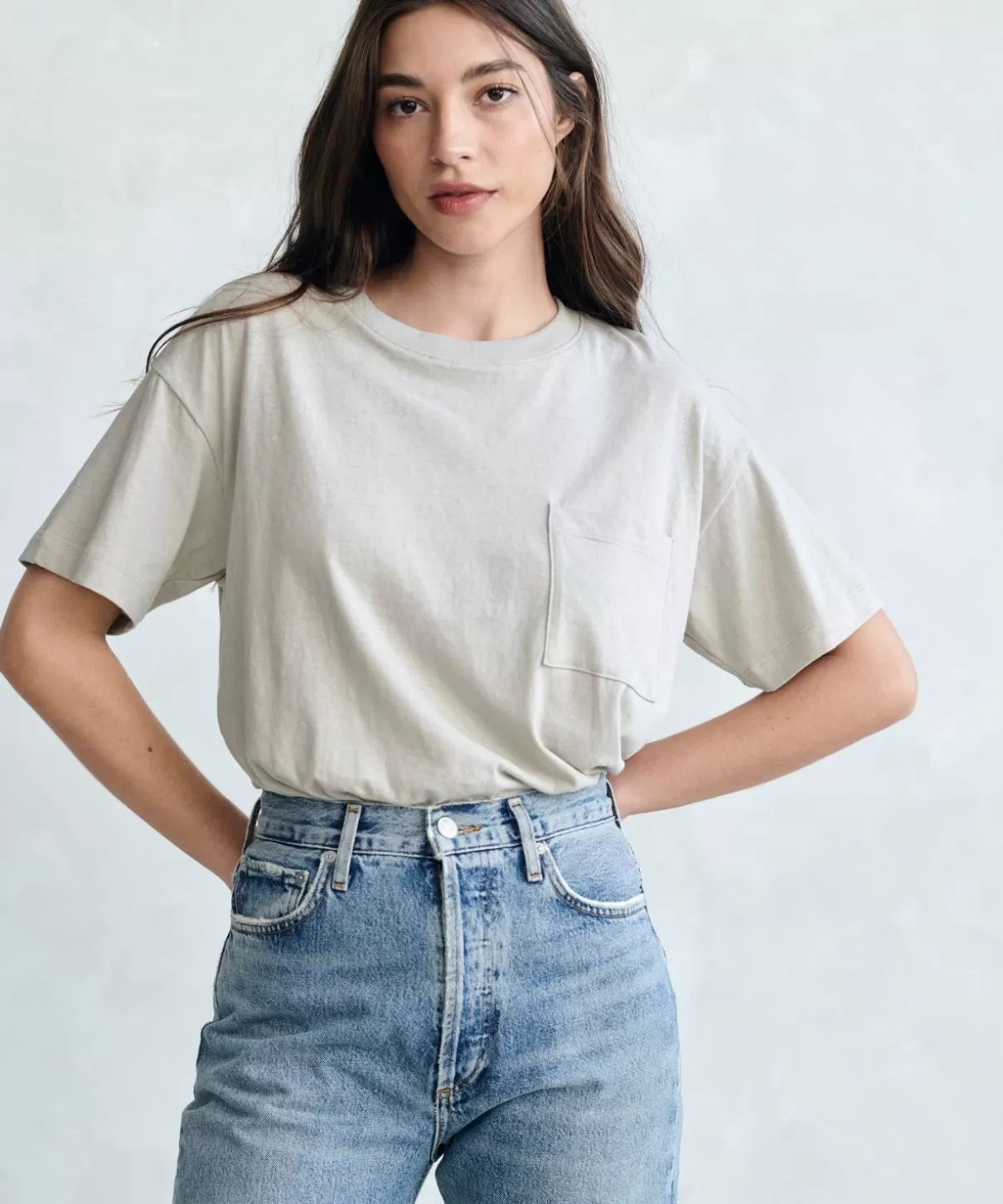 Women Jenni Kayne Vintage Pocket Tee